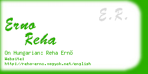 erno reha business card
