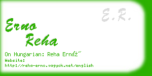 erno reha business card